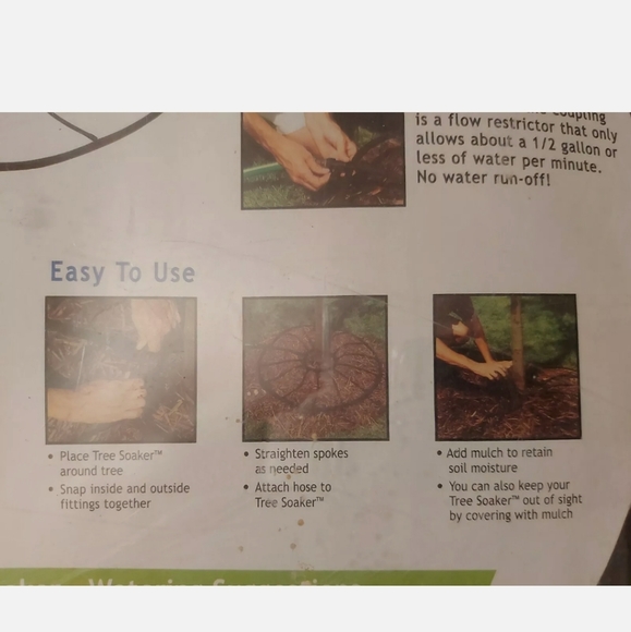 Nelson Tree Soaker Slow Release Tree Watering Ring, 1-3" Diameter, New - Picture 4 of 6